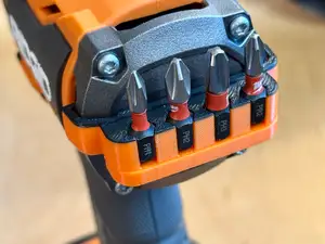 Magnetic Bit Holder for Ridgid Drill (Clip On)