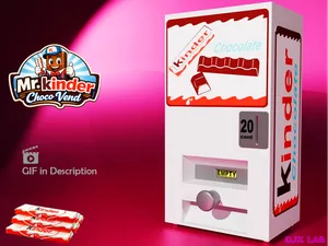 Mr. kinder Choco Vend - Chocolate Coin Dispenser