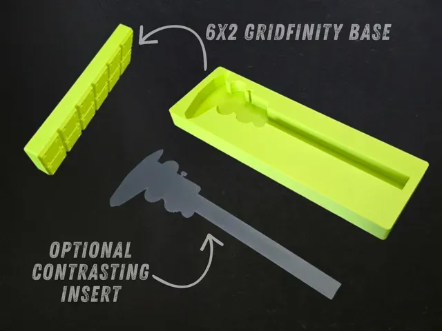 Gridfinity Caliper Organizer for Mitutoyo — Фото 3 из 6