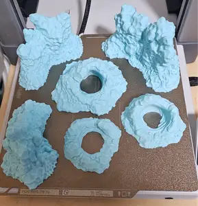 tyrranid style 40k scatter terrain (Holes & Walls)