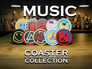 Music coaster collection