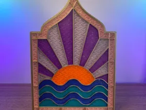 Sun Shrine | Light-Up Booknook & Lantern