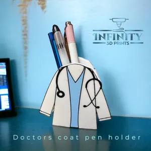 doctors coat pen holder 
