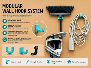 Modular Wall Hook System