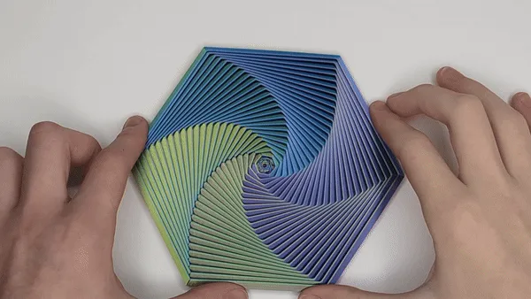 Fidget Hexagon Twist