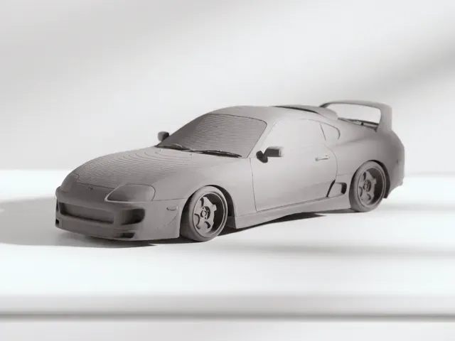 Toyota Supra Mk4 JDM Car Model — Фото 10 из 11