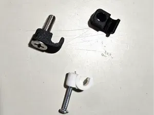 4mm Cable Clip with M4 Countersunk Screw