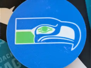 Seattle Seahawks Throwback Logo Coaster