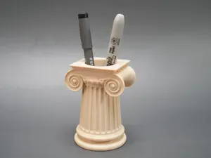 Greek Temple Column Pen Holder | Desk Organizer