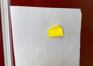 cheese fridge magnet