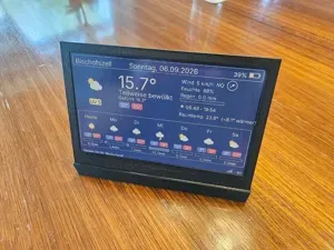 7.3 Zoll E-Ink Wetteranzeige