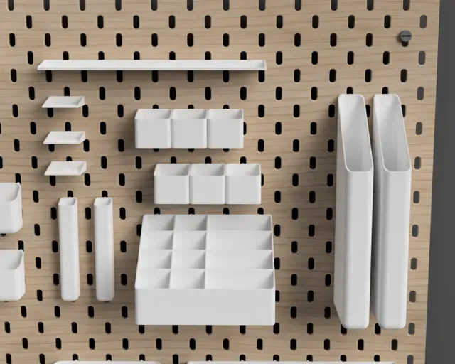 IKEA SKADIS Add-Ons: Parametric Bins and Shelves — Фото 4 из 9