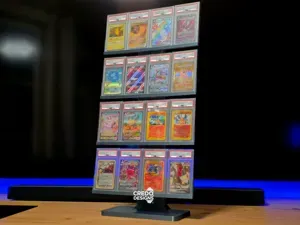 4x4 Pokémon PSA Slab Modern TCG Display Stand
