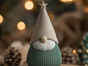 Gnome Vase for Adorable Christmas Home Decor