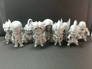 Dragon Ball Chibi Series of 9 characters - Anime