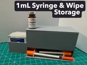 1mL Syringe & Alcohol Wipe Box