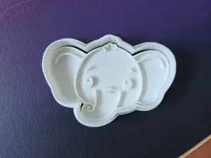 Elephant Head Cookie Cutter Playdoh Cute Baking