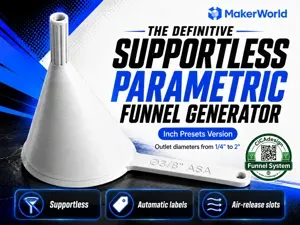 Definitive Parametric Funnel Generator – Inch