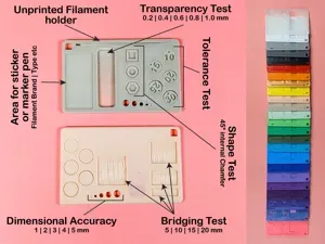 Ultimate Colour Swatch | built in Filament Tests