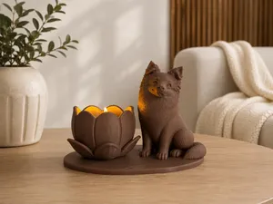 Sheltie Led Tealight Holder