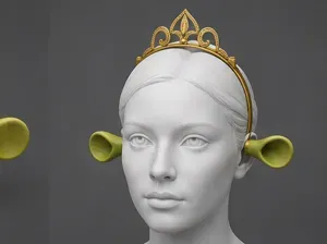 Fiona’s crown and ears from Shrek