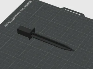 Square-based spike for LED garden lamp