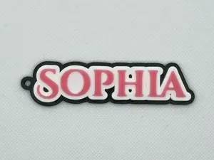 BoldName Custom Name Keychain – Sophia Edition