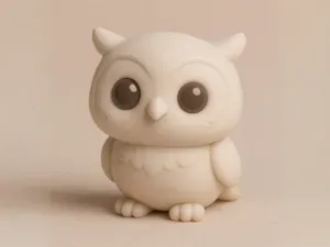 Kawaii Owl – Cute 3D Printable Figurine