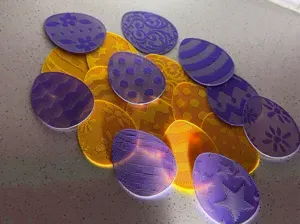 Holographic Effect Easter Egg Collection