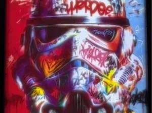 Star Wars Stormtrooper Tagged pop/street art litho