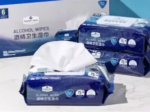 Box for alcohol wipes