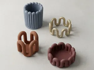 Wibble Round Trays - Parametric