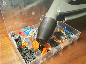 Vacuum cleaner adapter, no sucking small pieces