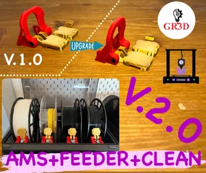 AMS + FEEDER + CLEAN FILAMENT V2