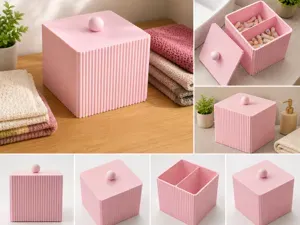 Elegant Storage Box – 2 Compartment Organizer