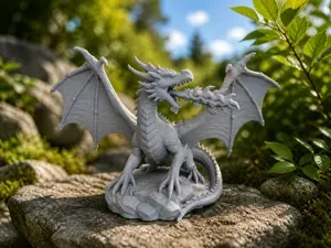 Epic Dragon Statue – Highly Detailed Fantasy Model