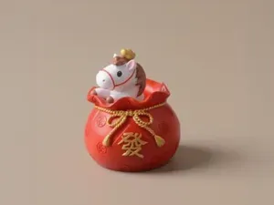 2026福袋小马可爱摆件-马年中国新年农历春节好运福发财儿童涂色玩具