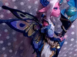 Soraka Fairy Court Wings - Monster High OOAK Doll