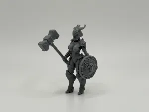 DnD Miniature Female Warrior