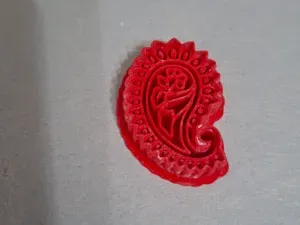 cortador de arcilla flor