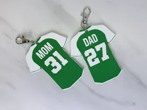 Baseball/Softball Mom/Dad Keychain/Bag Tag