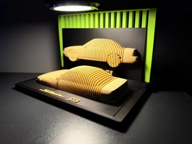 Nissan Silvia S13 Layered Car Model — Image 6 of 6