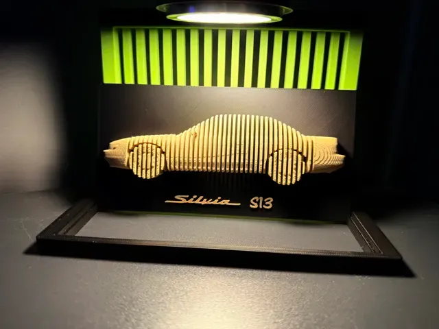 Nissan Silvia S13 Layered Car Model — Image 4 of 6