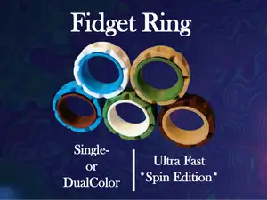 Designer Fidget Ring - Spinning toy