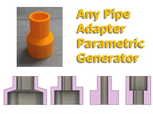 Parametric Pipe Adapter