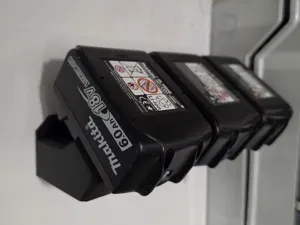 Wall battery holder for Makita 18V batteries