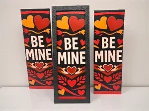 Be Mine Valentine 50mm x 150mm Bookmark