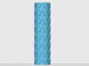 Stretched Wavy Lines Texture Roller