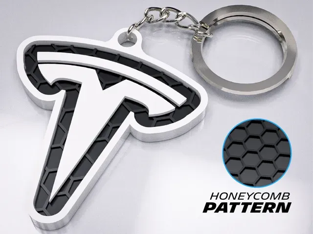 Tesla Keychain