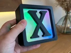 Lichtbox X // Baue Wörter selbst, modular & LED